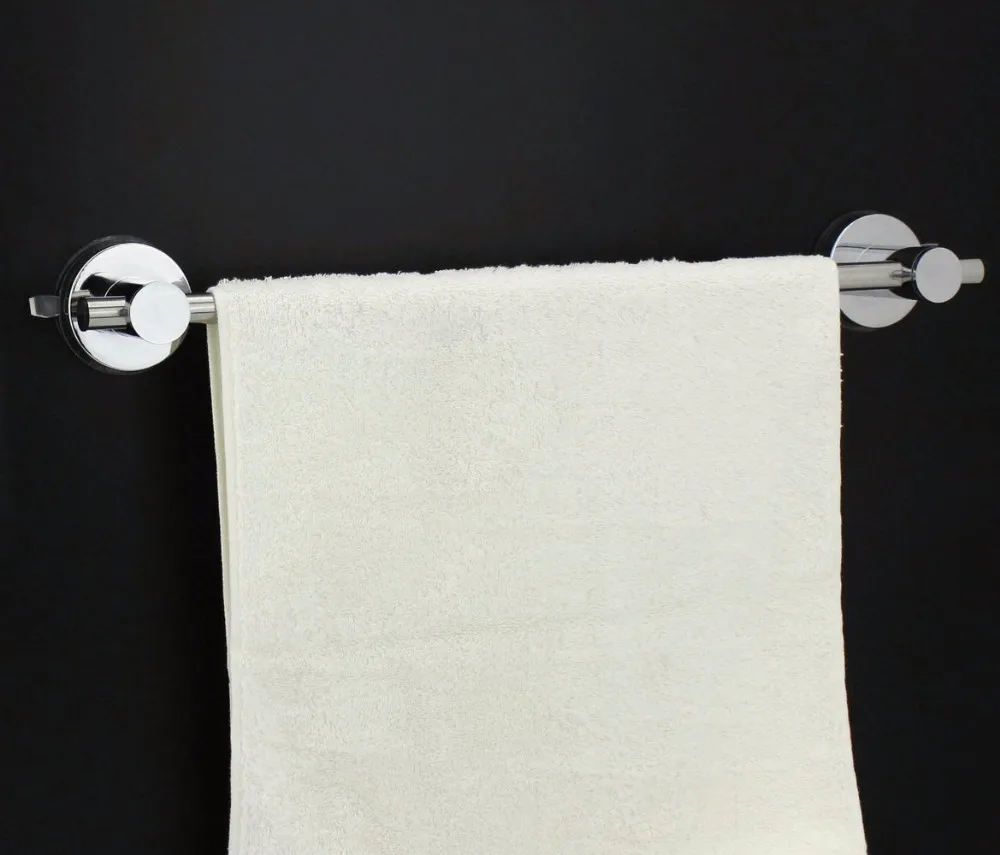 Bathroom Movable Suction Cups Towel Rack Vacuum Suction Cup Towel Rack 304 Stainless Steel Stainless Bathroom Holder