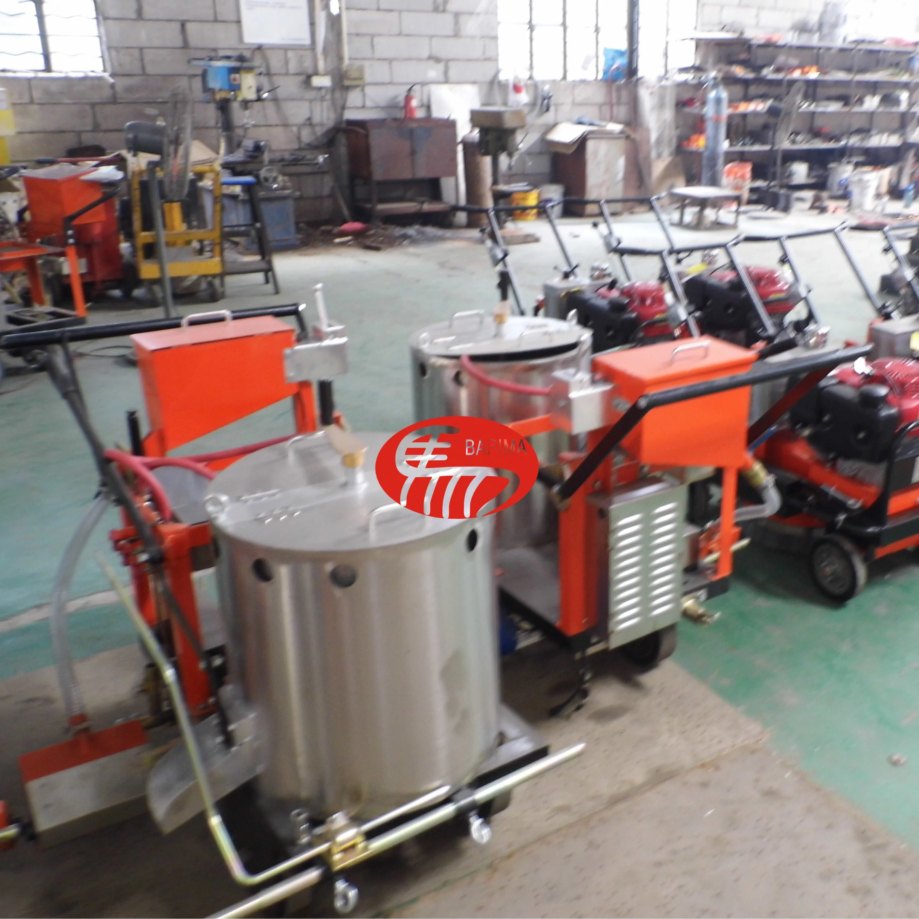 
Sports Field Thermoplastic Pavement Road Line Marking Machine Supplier zebra line marking road extrude hot melt paint line 