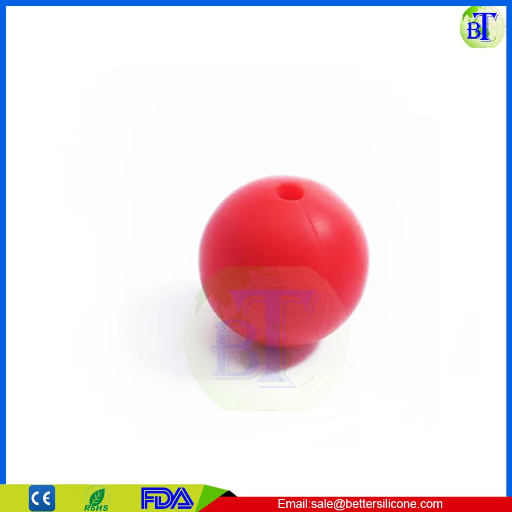 
Amazon hot selling food grade Round Silicone Baby Teething Beads Wholesale 