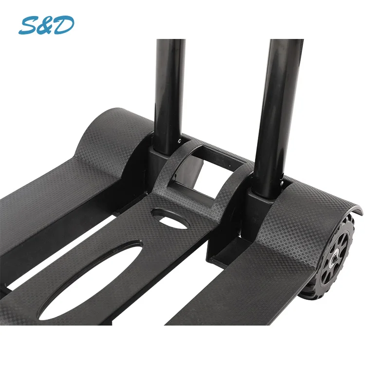 Stacking Foldable Rolling Utility Jumbo Hand Truck Handle Puller Trolley Cart Parts