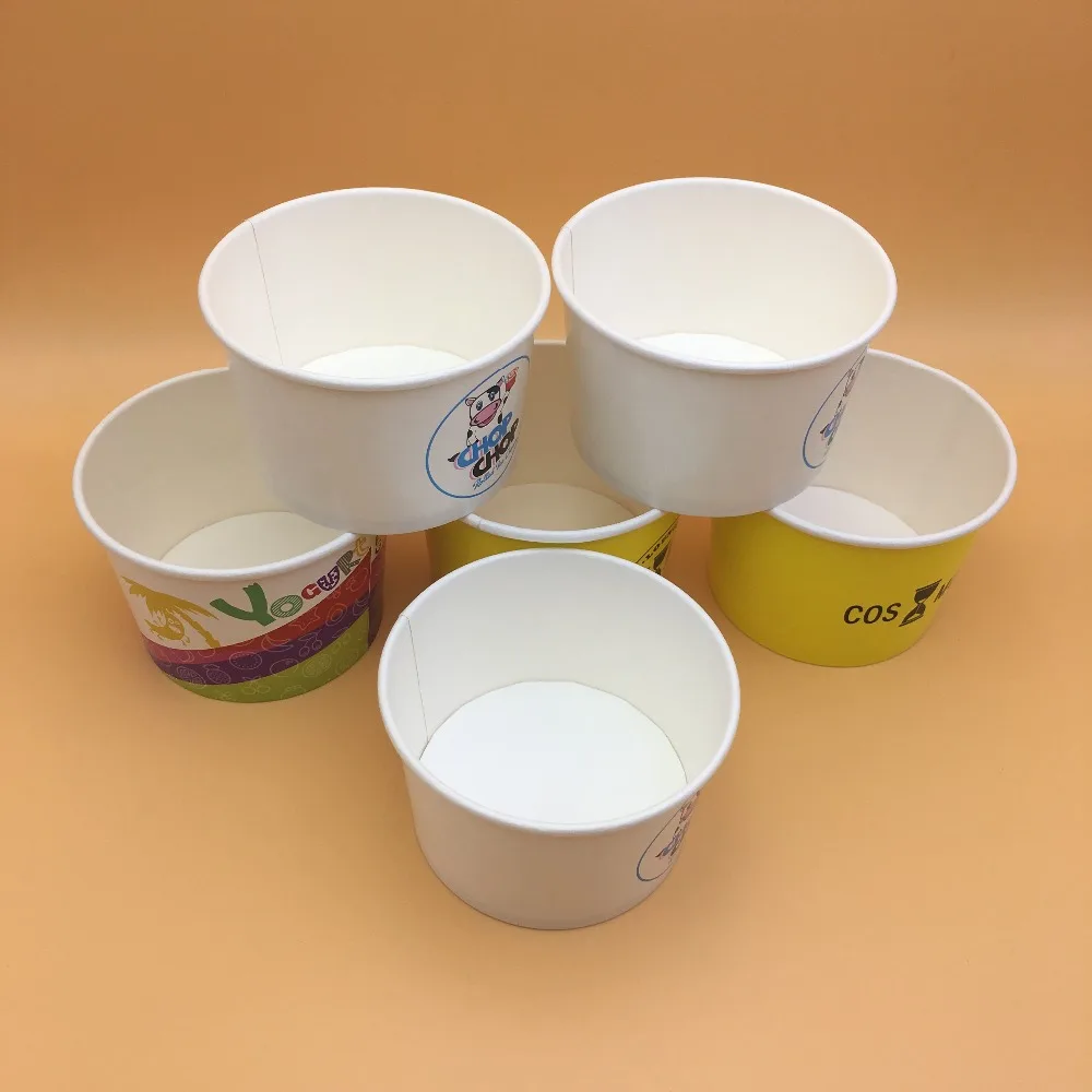 Cheap Price Wholesale Disposable 8 oz Plain White Ice Cream Cup