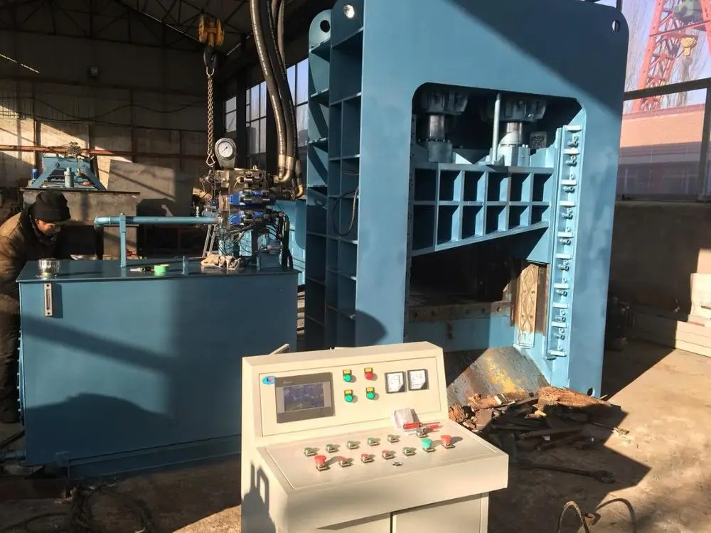 2019 заводская цена 400 тонн гидравлический металлический контейнер типа сдвига и резки