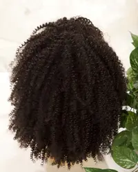 Hot Sale Human Hair Ponytail Extensions Top Grade 10A Virgin Mongolian Kinky Straight Ponytail Fashionable And Classical