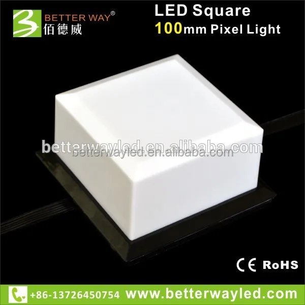 Rgb полный цвет dmx пиксель поле освещения smd 5050 чип gray65536 с Betterway artnet контроллер для продажи