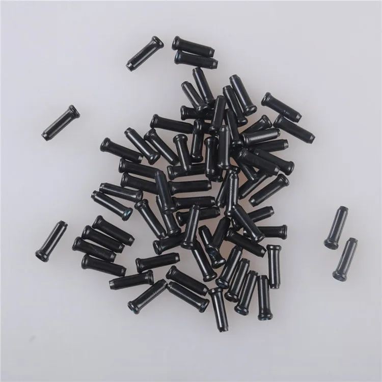 YOUME Aluminum Alloy Cycling Bike Brake Cable Cover Bicycles Derailleur Shift Cable End Bike Inner Wire Casing