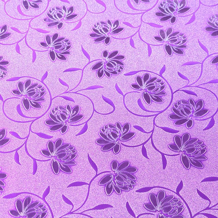 laser holographic film adhesive glitter paper