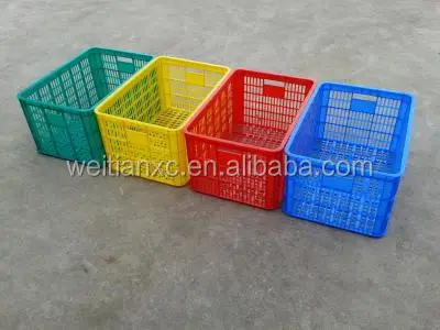Economic manufacturing wholesale price used Egg fruit vegetable Storage HDPE Strong shipping Transport Basket Plastic Crates