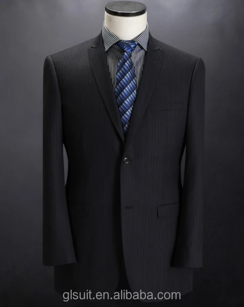 100%wool two buttons narrow peak Lapel dark navy mans wedding suits