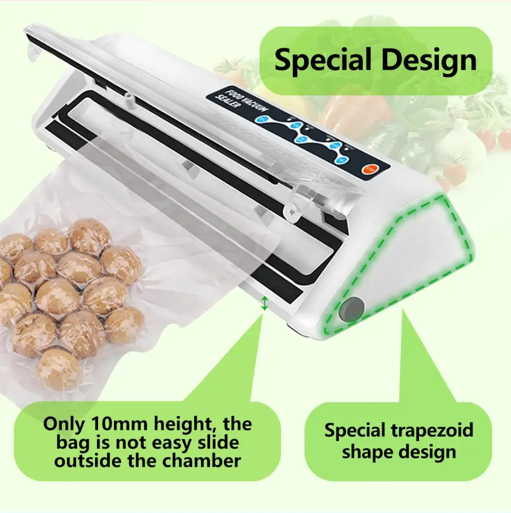 Household Food Vacuum Packing Machine,Vacuum Bag Sealer for Food Storage
