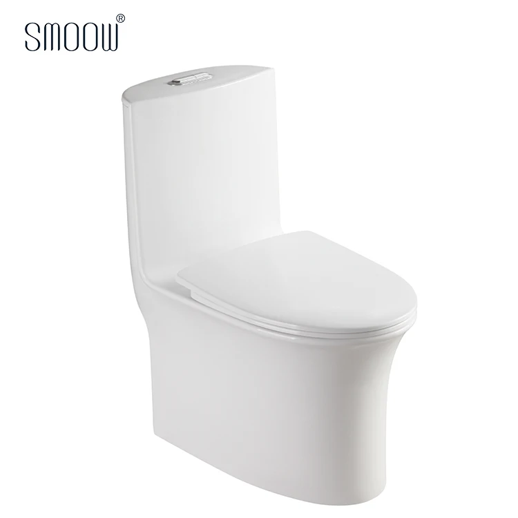 Hot sanitary wares rimless washdown one piece wc ceramic toilet for bathroom