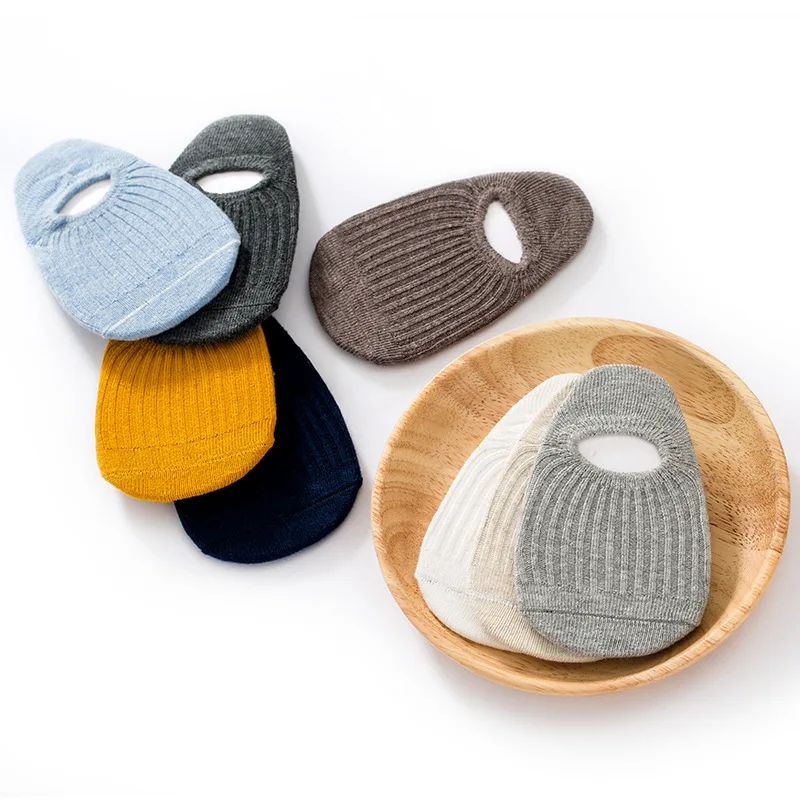 High Performance Low Cut 100% Cotton  Anti slip Baby Socks
