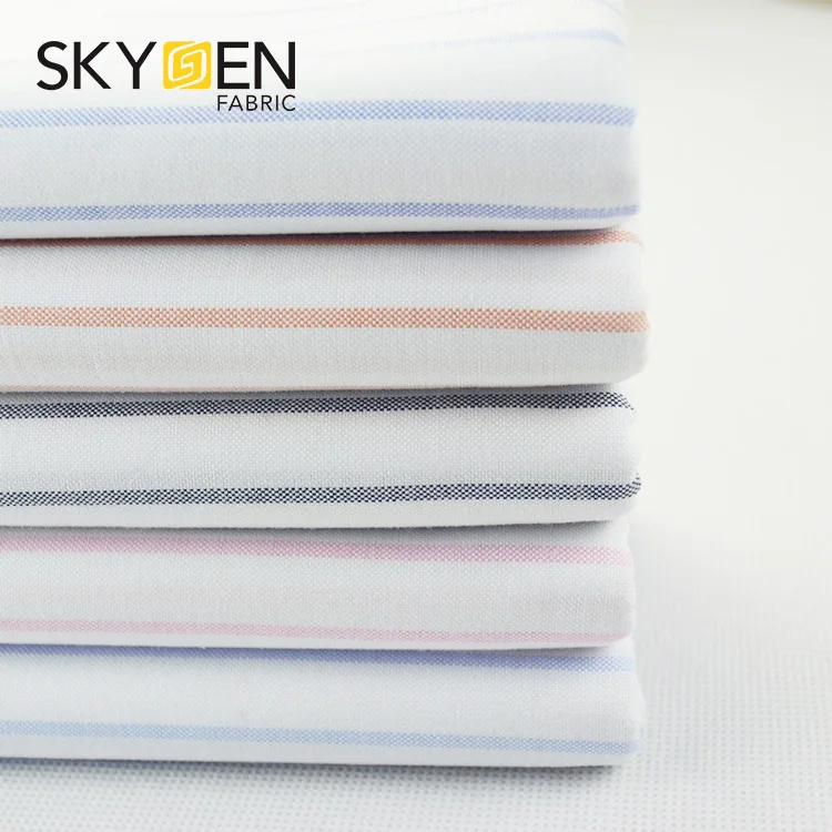 Customized fancy mexican style 100% organic stripe pattern multiple color options cotton printed fabric