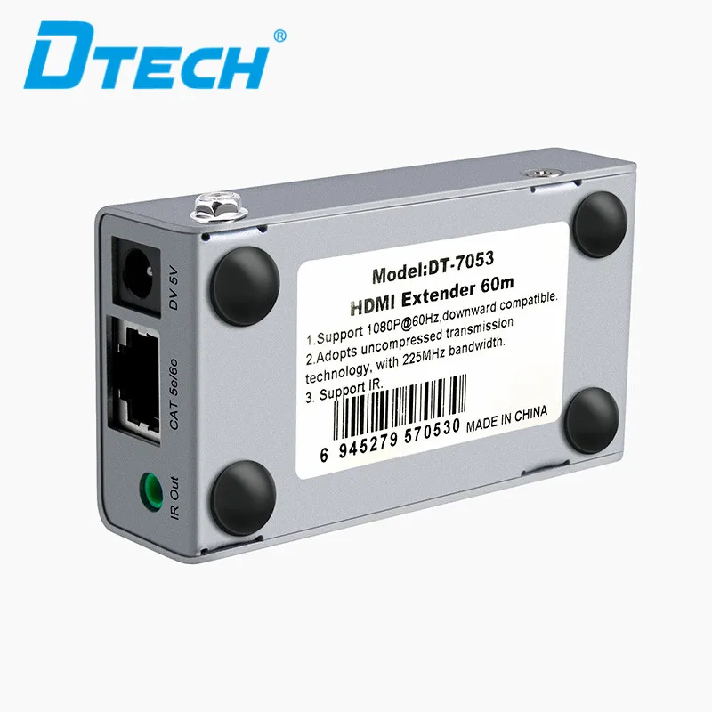 Dtech китайский завод новейший 1080p хороший чип CCTV 60m IR HDMI удлинитель