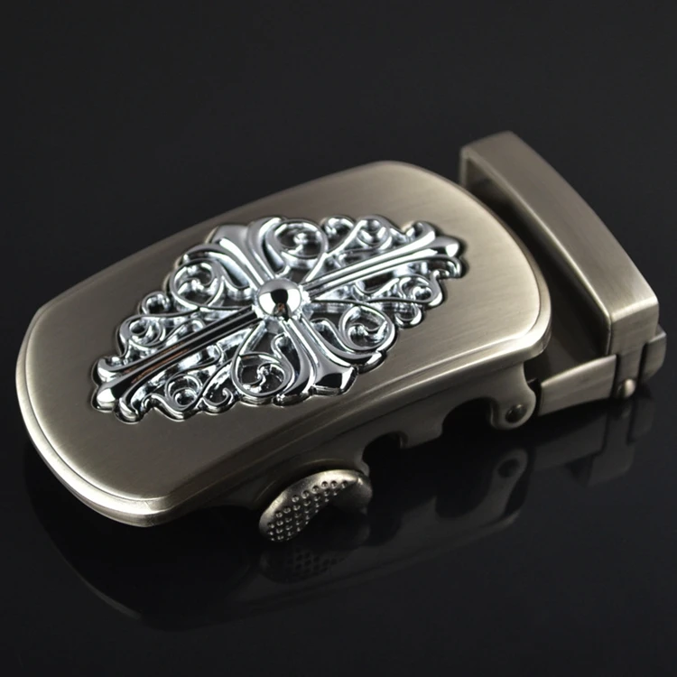 
Smart automatic black real leather man belts 