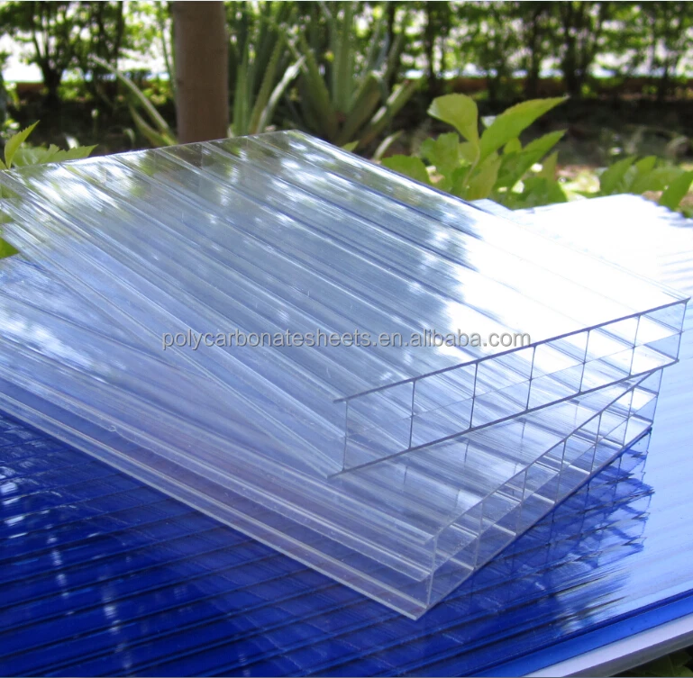 Multi Wall Polycarbonate Hollow Sheet Price PC Roof Panels Greenhouse Plastic Construction Material