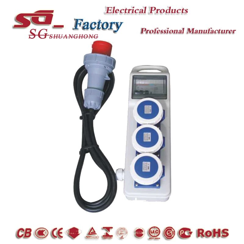 Industrial Combination Socket Connector Junction Box
