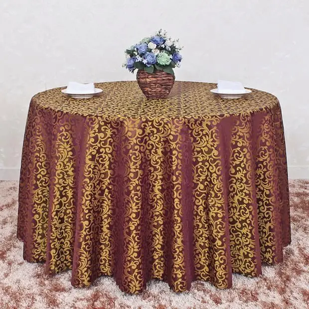 120inch Decorative Round Table Clothes For Weddings
