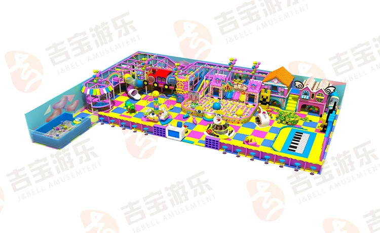 Candy series children durable commercial indoor playground equipment