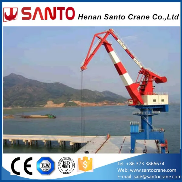 Made In China Quayside GQ Harbour Four Link Portal Crane 40Ton