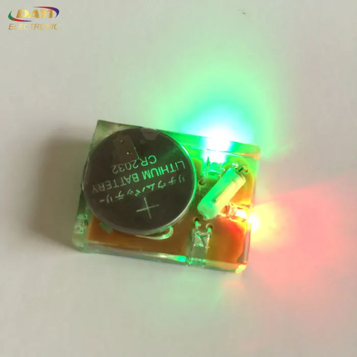 Motion sensor flashing led light for toys