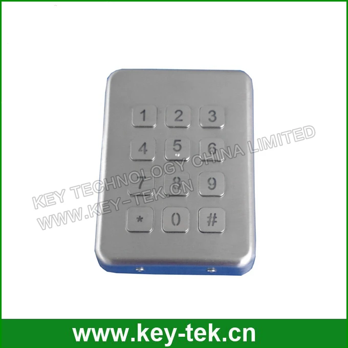 12 ключи IP 65 металлический промышленного рабочего стола антивандальные подсветка клавиатуры