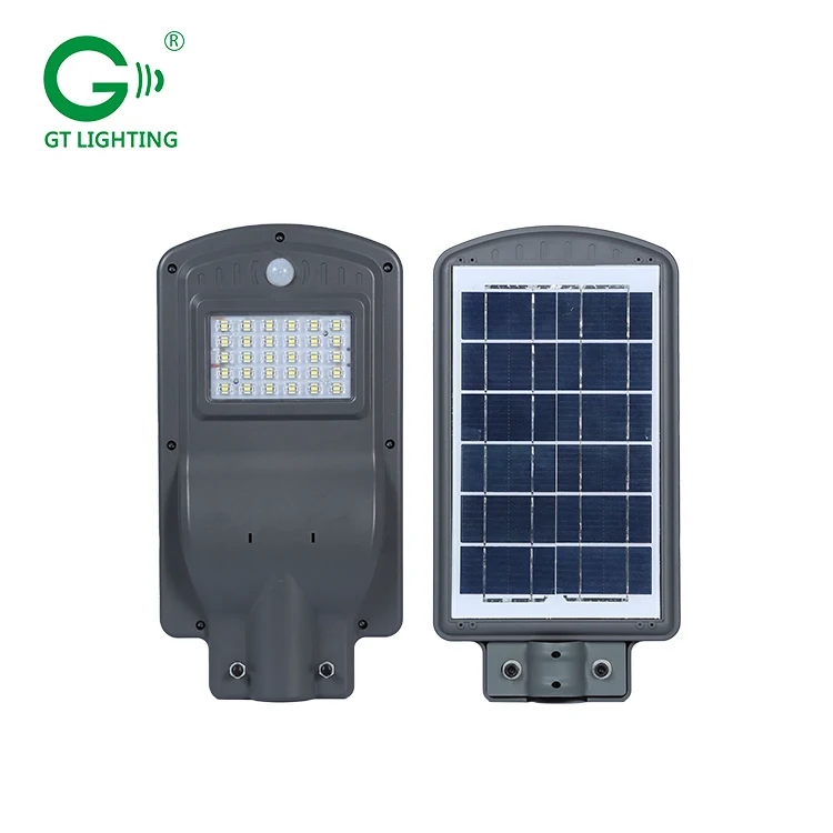 
High power motion sensor outdoor waterproof ip66 30w 60w 100w all in one solar led street light 