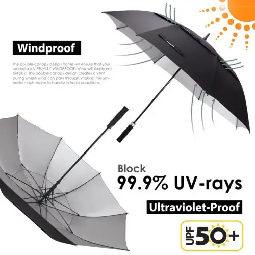 27 inch umbrella factory golf umbrella manufacturer customized logo golf umbrella supplier