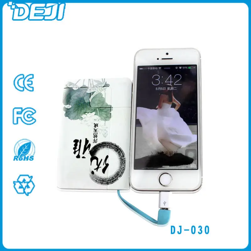 2016 Кредитная Карта Мобильного Телефона 2600 мАч Портативный банк силы 2200 мАч