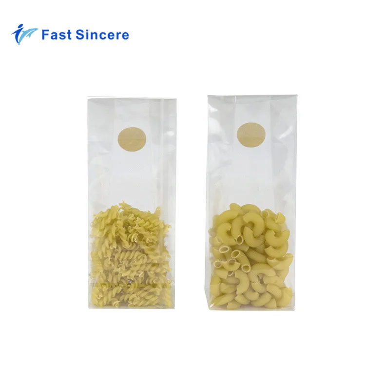 Rectangular High Quality Bopp Opp Gusset Block Square Bottom Bags