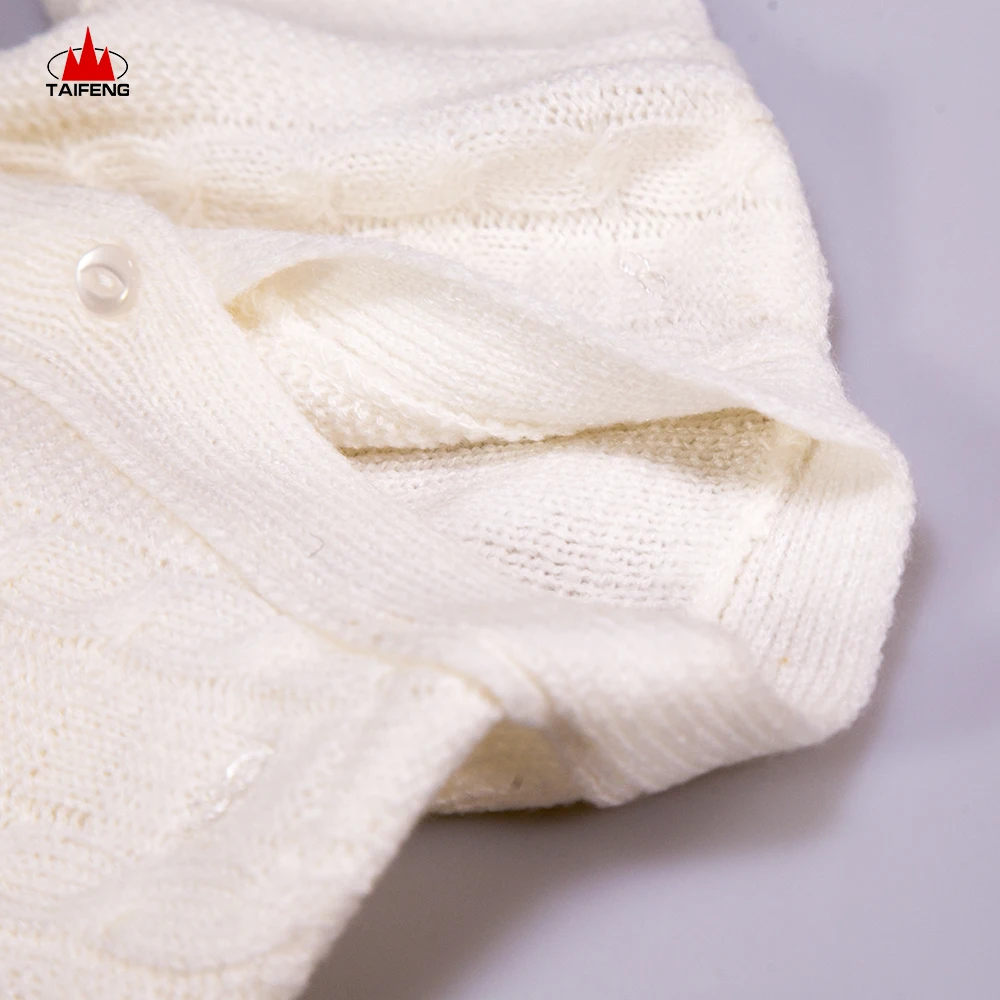 
Hot Sale 100% Acrylic Factory Supply New Born Baby Sweater Design 