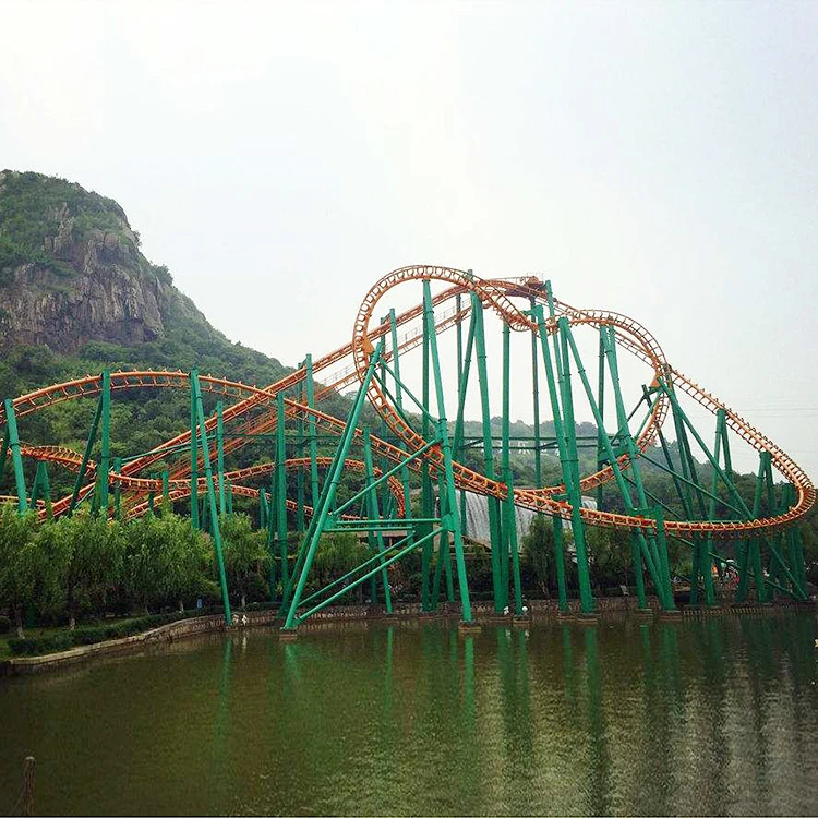 Big Amusement Park Outdoor Rides Equipment 360 Factory Roller Coaster Price