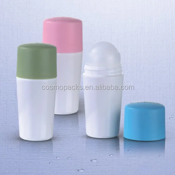 wholesale oval plastic empty roll on 30 ml deodorant bottle stick