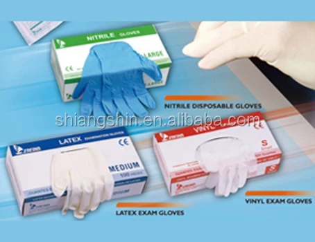 Медицинские одноразовые перчатки