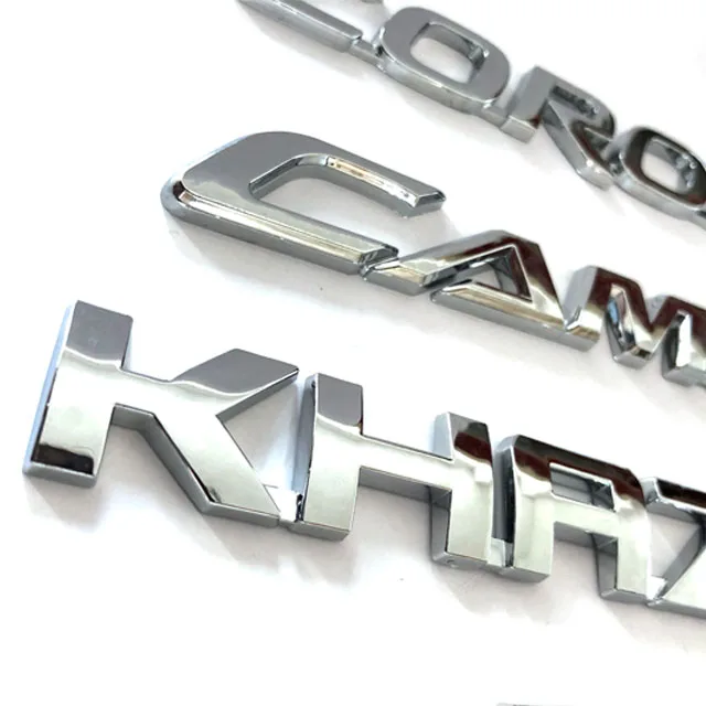 3D plastic Car Logo /Custom 3D Car Emblem /ABS Chrome Car Badge