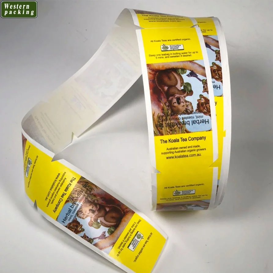 
Paper/PE heat sealable food tea bag waterproof wrapping envelope packaging paper 
