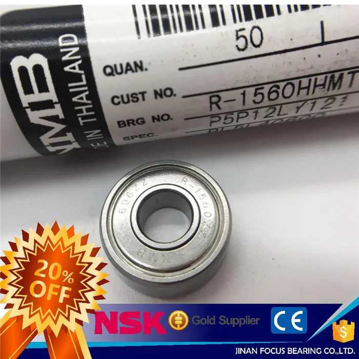3X6X2.5mm Japan EZO NMB Mini Ball Bearing MR63zz
