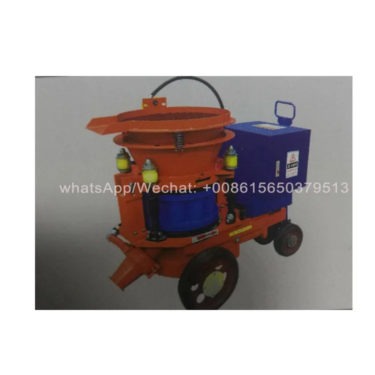 
Mine type 5m/hour wet shotcrete machine in stock export to USA 