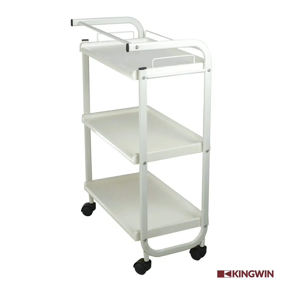 beauty salon trolley SPA Cart with Plastic Shelves