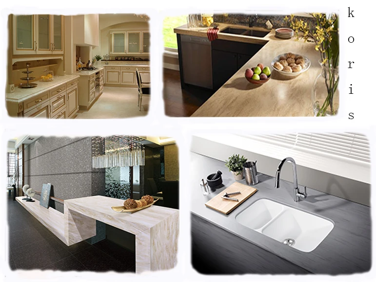 Koris NSF Korean artificial marble veins acrylic solid surface sheet for wall panel