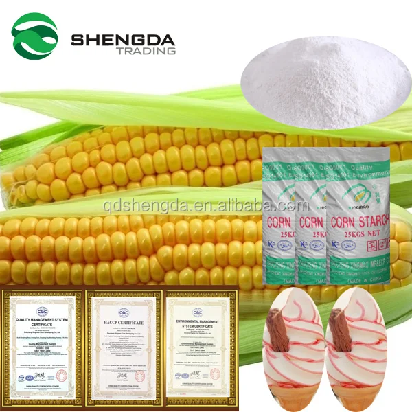 Factory directly supply corn starch brands with price in starch in bulk manufacturers in china
