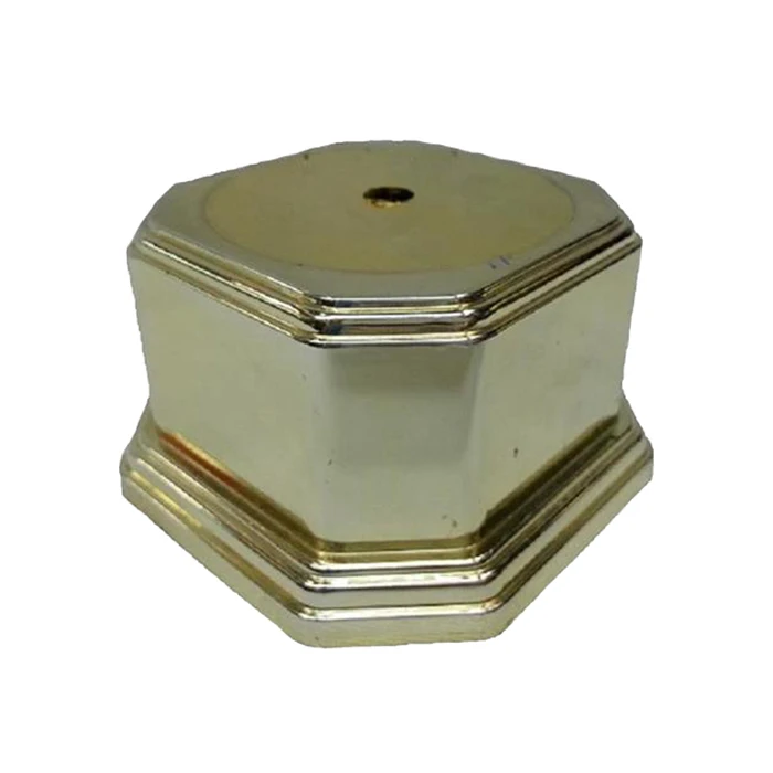 Plastic trophy base, trapezoid shaped trophy base black trophy base