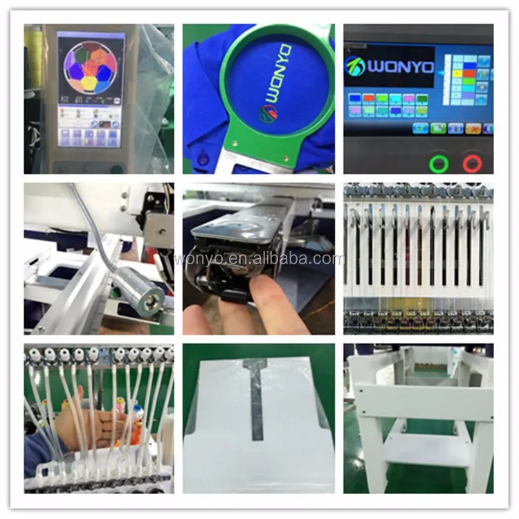 4 Head Computer Embroidery Machine Price for WONYO Embroidery Machine