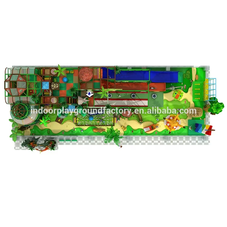Manufacturer Business Plan Jungle Adventure Theme Customized Naughty Children Indoor Indor Playground Manufacture