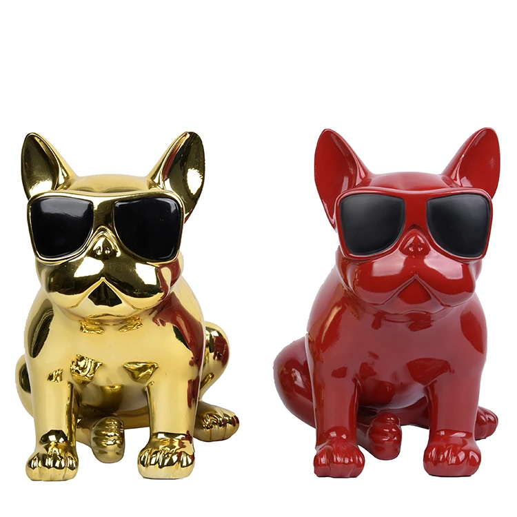 
wholesale cheap customization display fiberglass dog mannequin 