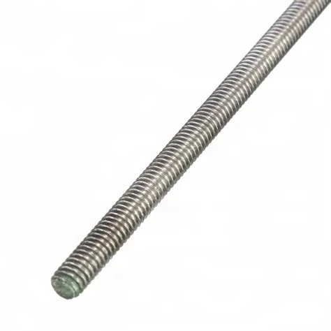 thread rod DIN975 high strength yellow zinc plated inch metric