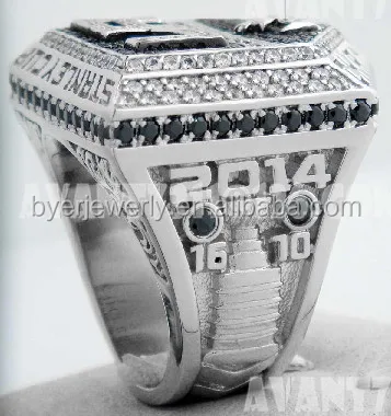 Hot sale New stanley cup championship ring, 2014 la raiders ICE Hockey champions ring, balfour custom class rings