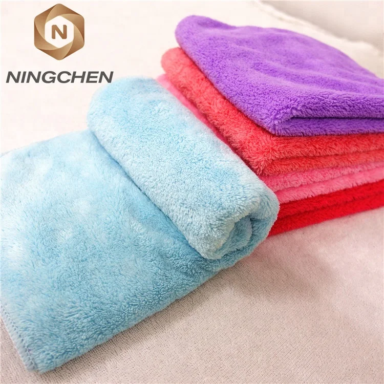 Coral fleece fabric 80% cotton 20% polyester Coral fleece fabric 80% cotton 20% polyester Plush Microfiber Car Cleaning Cloth