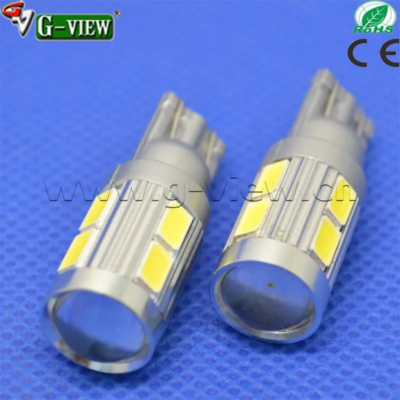 Лучшая цена 194 8smd 5630 + 5 Вт кри T10 привело авто Лампы t10 5630 лампа 2 года гарантии