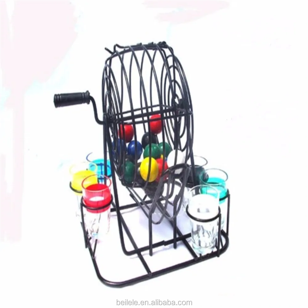 Lottery Machine Professional KTV Entertainment Metal Lottery Bingo Ball Drinking Game Set Machine Lottery Ball