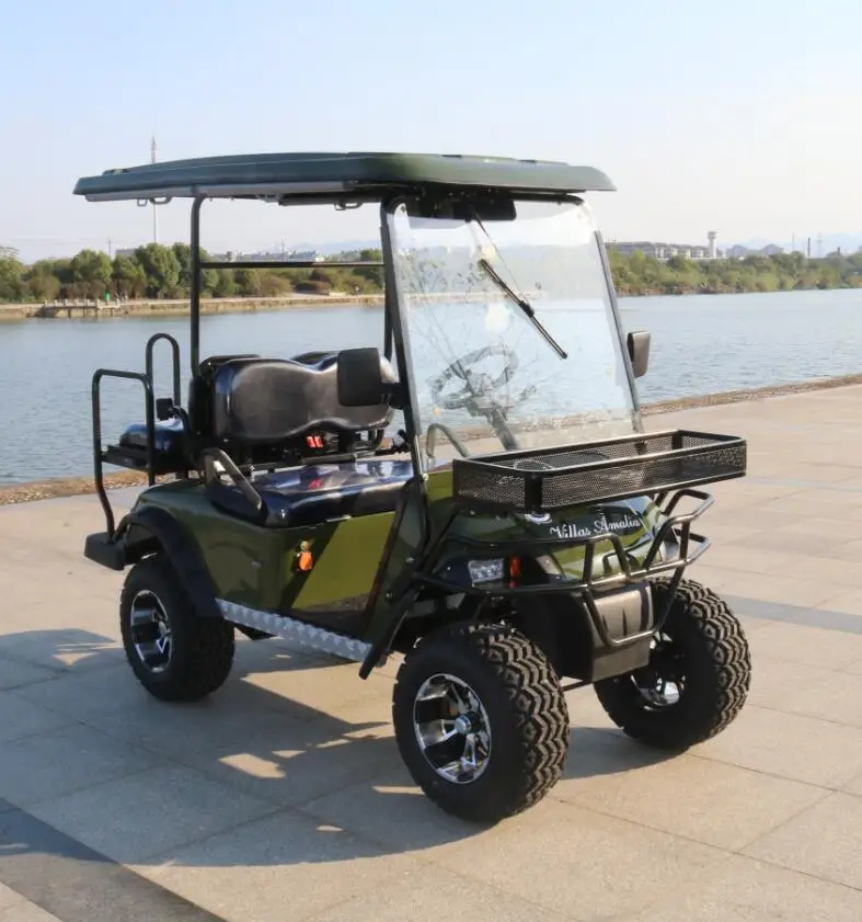 cheap strong 4000w electric golf cart hunting golf cart with CE approved
